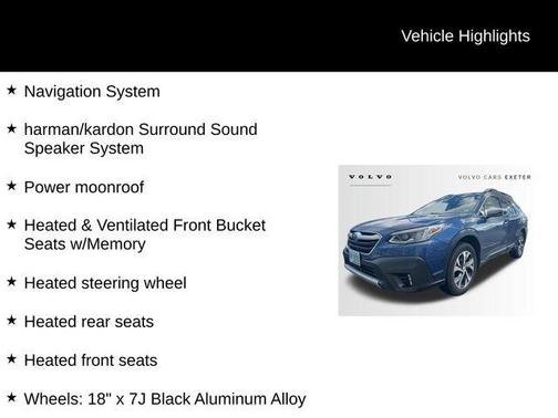 2020 Subaru Outback Touring XT