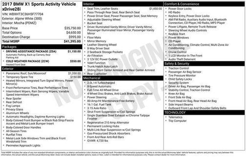 2017 BMW X1 xDrive 28i
