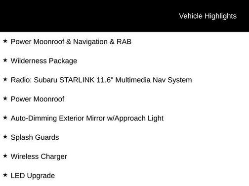 2024 Subaru Outback Wilderness