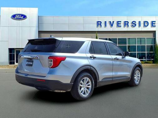 Silver 2021 Ford Explorer Base