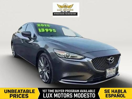 Machine Gray Metallic 2018 Mazda Mazda6 Grand Touring Reserve