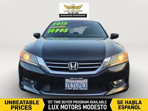 Crystal Black Pearl 2015 Honda Accord Sport