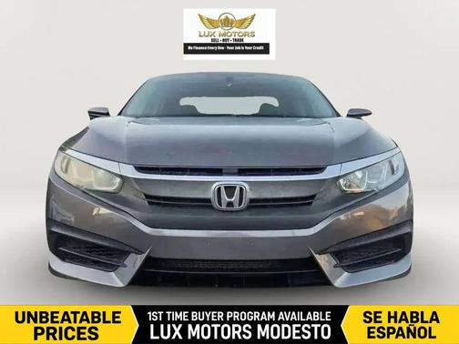 Modern Steel Metallic 2016 Honda Civic LX