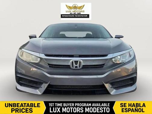 Modern Steel Metallic 2016 Honda Civic LX