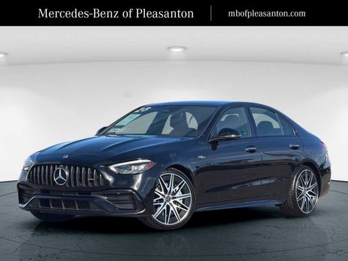 Black 2023 Mercedes-Benz AMG C 43