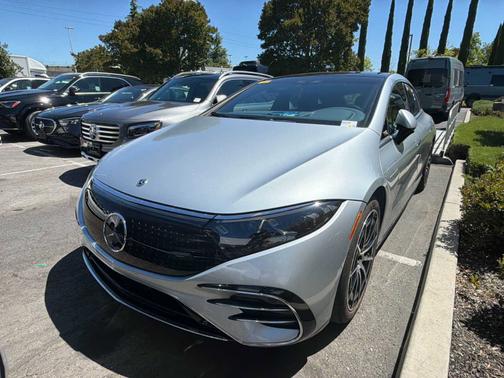 Cirrus Silver Metallic 2024 Mercedes-Benz EQS 450+