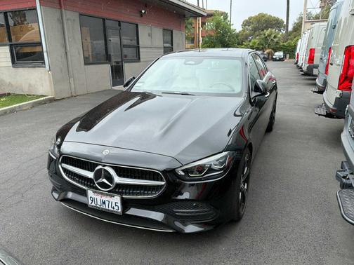 Black 2025 Mercedes-Benz C-Class