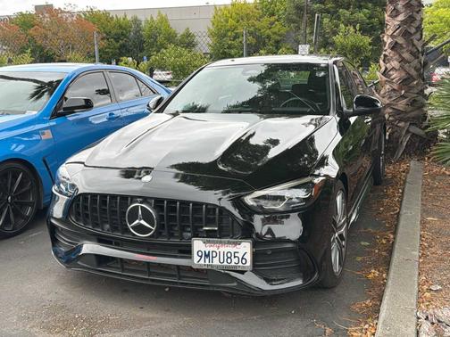 Black 2024 Mercedes-Benz AMG C 43 4MATIC