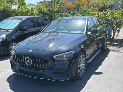Black 2024 Mercedes-Benz AMG C 43 4MATIC