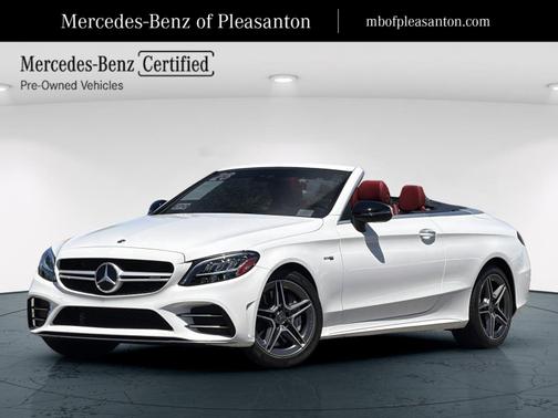 Polar White 2023 Mercedes-Benz AMG C 43