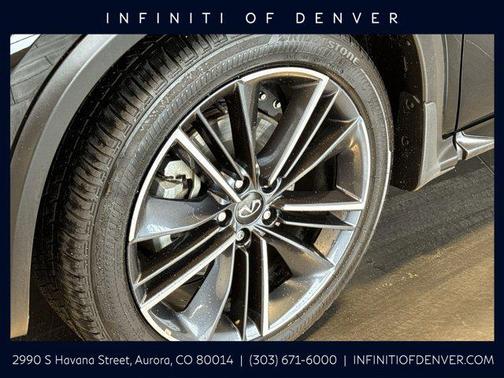 Black Obsidian 2025 INFINITI QX55 LUXE