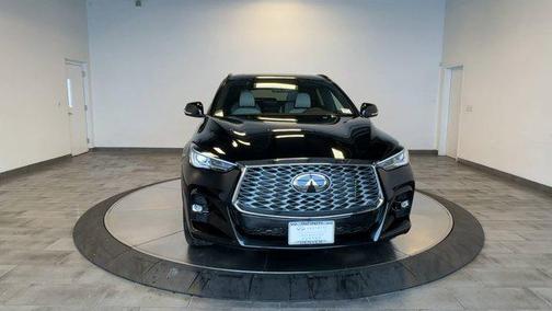 Black Obsidian 2025 INFINITI QX55 LUXE
