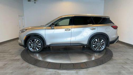 Warm Titanium 2023 INFINITI QX60 Luxe