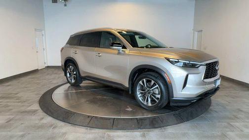 Warm Titanium 2023 INFINITI QX60 Luxe