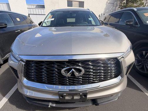 Warm Titanium 2023 INFINITI QX60 Luxe