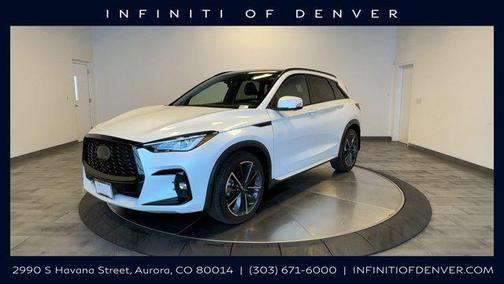 Radiant White 2023 INFINITI QX50 SPORT AWD