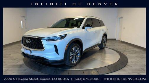 Majestic White 2023 INFINITI QX60 Luxe