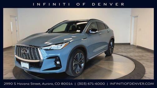 Slate Gray 2025 INFINITI QX55 ESSENTIAL