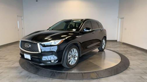 Mineral Black 2021 INFINITI QX50 LUXE AWD