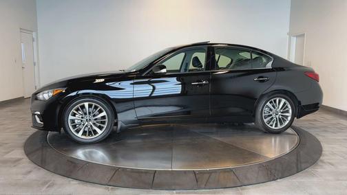 Black Obsidian 2023 INFINITI Q50 3.0t LUXE