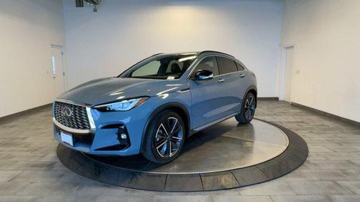 Slate Gray 2025 INFINITI QX55 ESSENTIAL