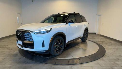 Radiant White/Black Obsidian 2027 INFINITI QX60 AUTOGRAPH