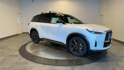 Radiant White/Black Obsidian 2027 INFINITI QX60 AUTOGRAPH