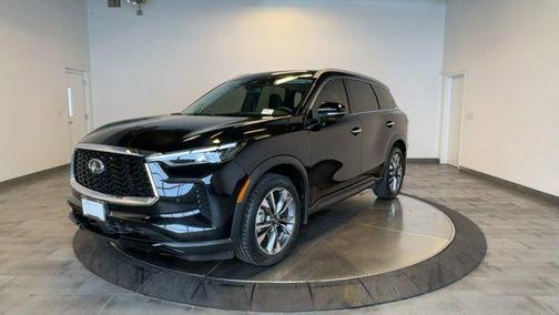 Mineral Black 2023 INFINITI QX60 Luxe