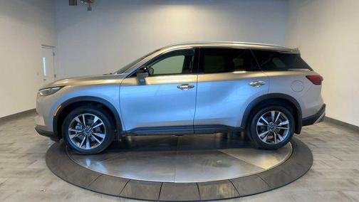 Warm Titanium 2023 INFINITI QX60 Luxe