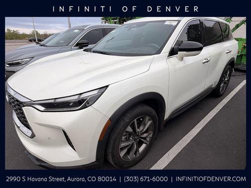 Majestic White 2023 INFINITI QX60 Luxe