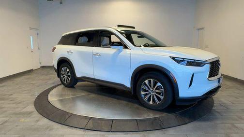 Glacier White 2023 INFINITI QX60 Pure