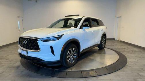 Glacier White 2023 INFINITI QX60 Pure