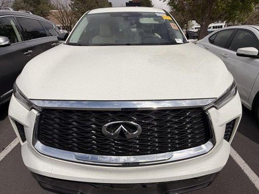 Glacier White 2023 INFINITI QX60 Pure