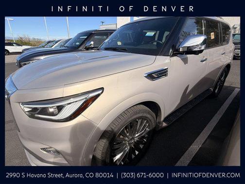 Champagne Quartz 2023 INFINITI QX80 SENSORY AWD