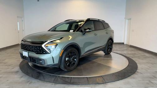 Jungle Green/Ebony Black Roof 2023 Kia Sportage S