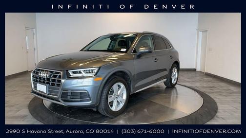 Monsoon Gray Metallic 2018 Audi Q5 2.0T Premium Plus
