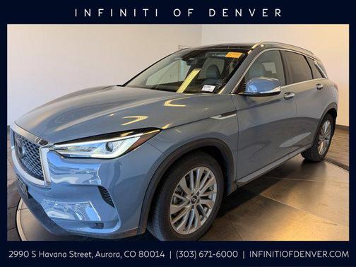Slate Gray 2023 INFINITI QX50 LUXE AWD