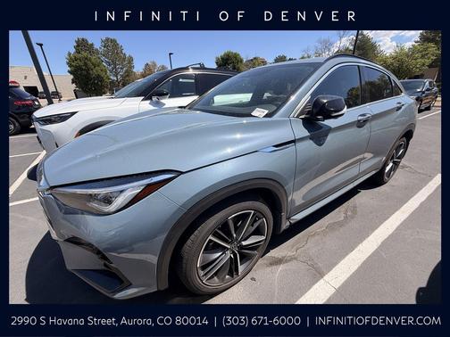 Slate Gray 2023 INFINITI QX55 ESSENTIAL