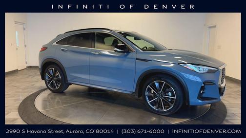 Slate Gray 2023 INFINITI QX55 ESSENTIAL