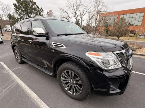 Super Black 2019 Nissan Armada Platinum
