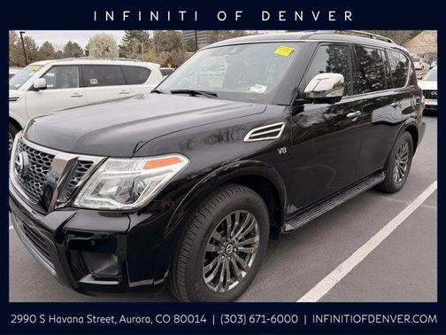 Super Black 2019 Nissan Armada Platinum
