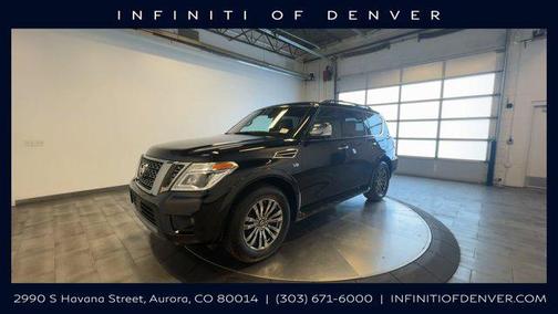 Super Black 2019 Nissan Armada Platinum
