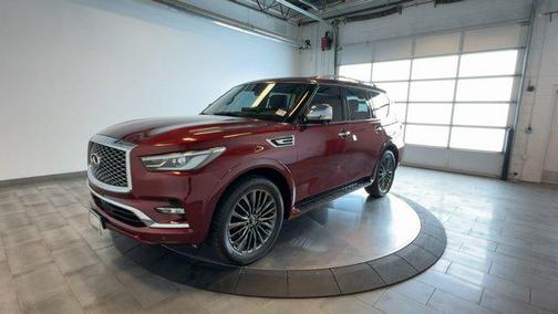 Coulis Red 2023 INFINITI QX80 SENSORY AWD
