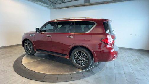 Coulis Red 2023 INFINITI QX80 SENSORY AWD