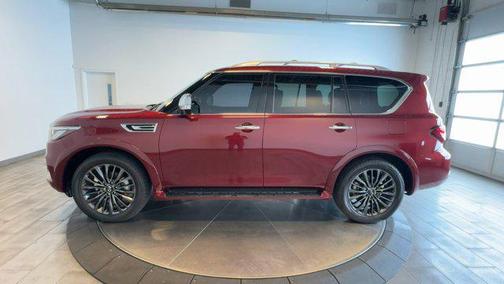 Coulis Red 2023 INFINITI QX80 SENSORY AWD