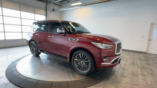 Coulis Red 2023 INFINITI QX80 SENSORY AWD