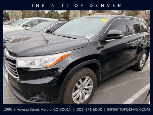 Attitude Black Metallic 2014 Toyota Highlander LE