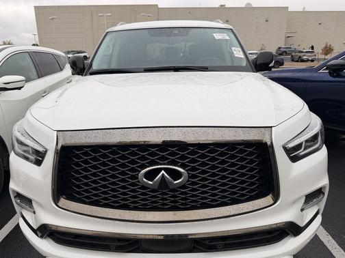 Moonstone White 2023 INFINITI QX80 PREMIUM SELECT AWD