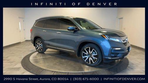 Steel Sapphire Metallic 2022 Honda Pilot Touring 8-Passenger