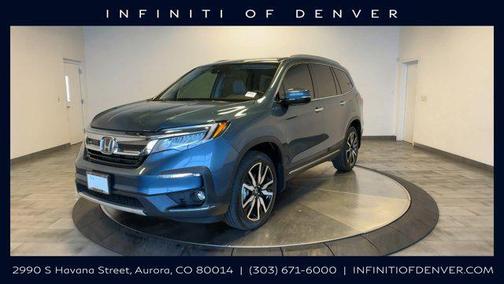 Steel Sapphire Metallic 2022 Honda Pilot Touring 8-Passenger